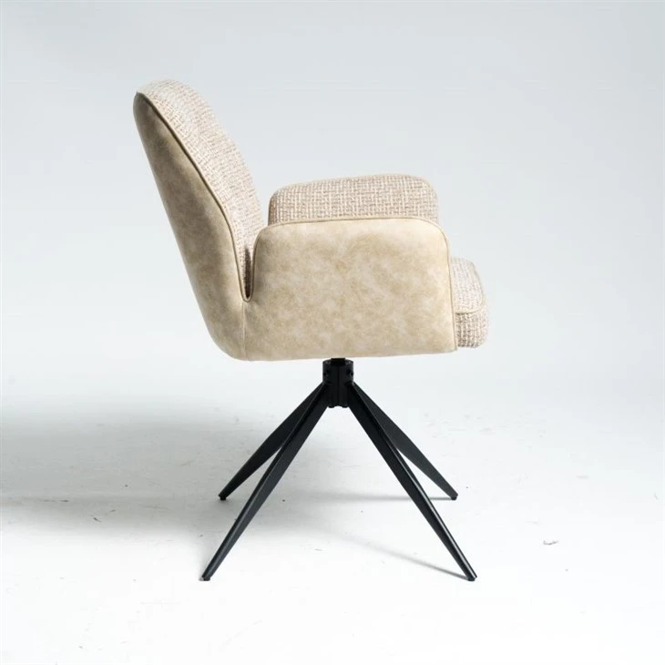 KD Metal Frame With 360° Bearing Swivel Auto Return Desk Chair factory