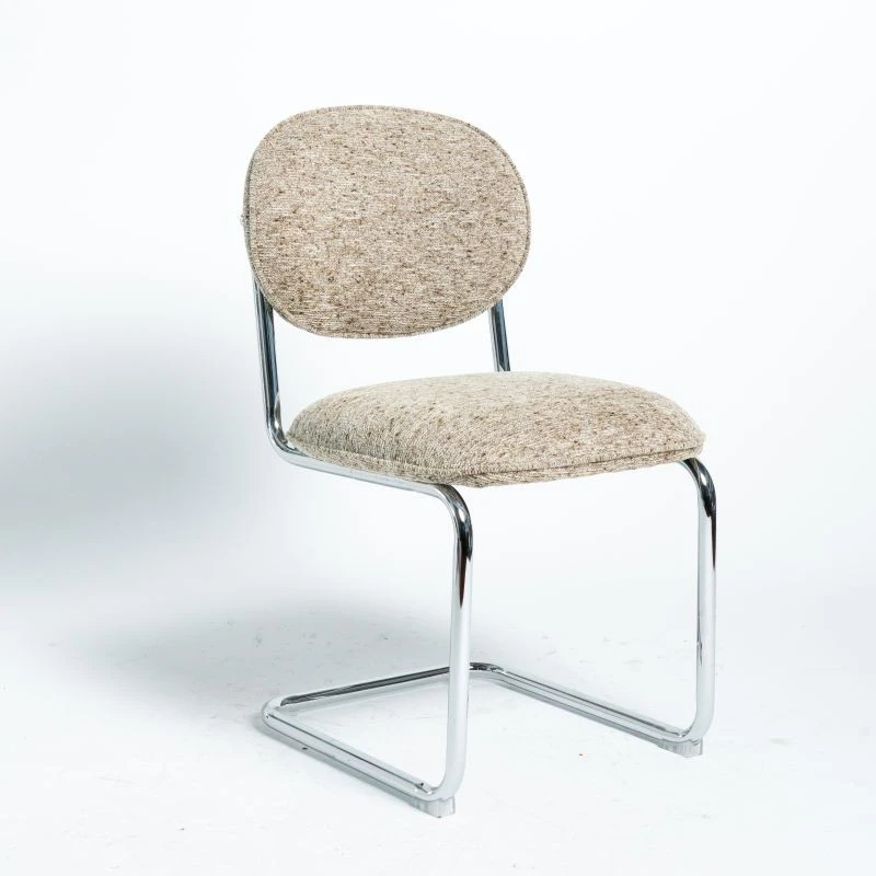 All The KD-structure With Chrome Spring Dining Chair factory