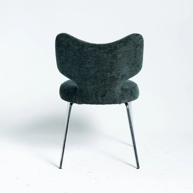 Chrome Green Dining Chair Simple Design best