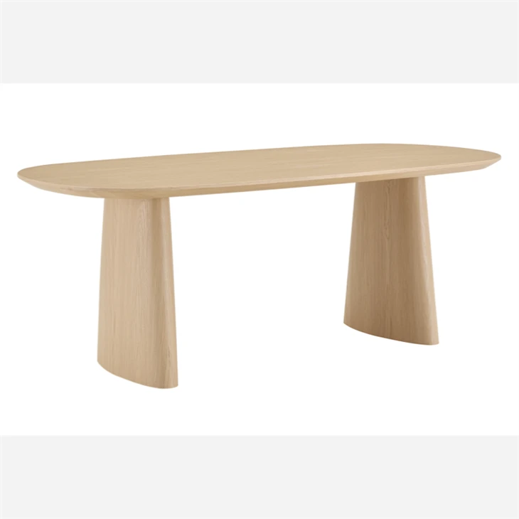 Mdf Veneered Paper Dining Table