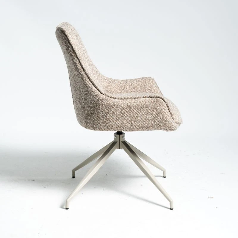 Modern beige Upholstered Fabric with DTM Desk Chair factory