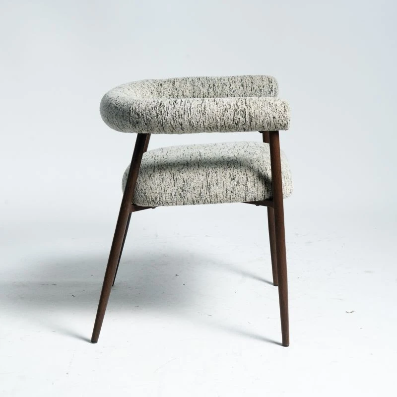 Retro Armchair With A Unique Light Green Backrest Design Hot Transfer Frame factory