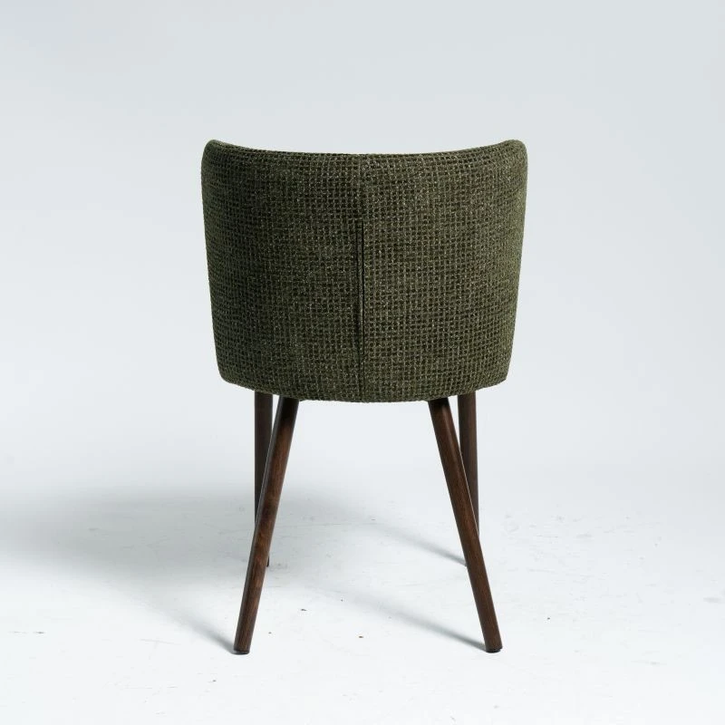 Retro Green Dining Chair With Heat Transfer Round Frame best